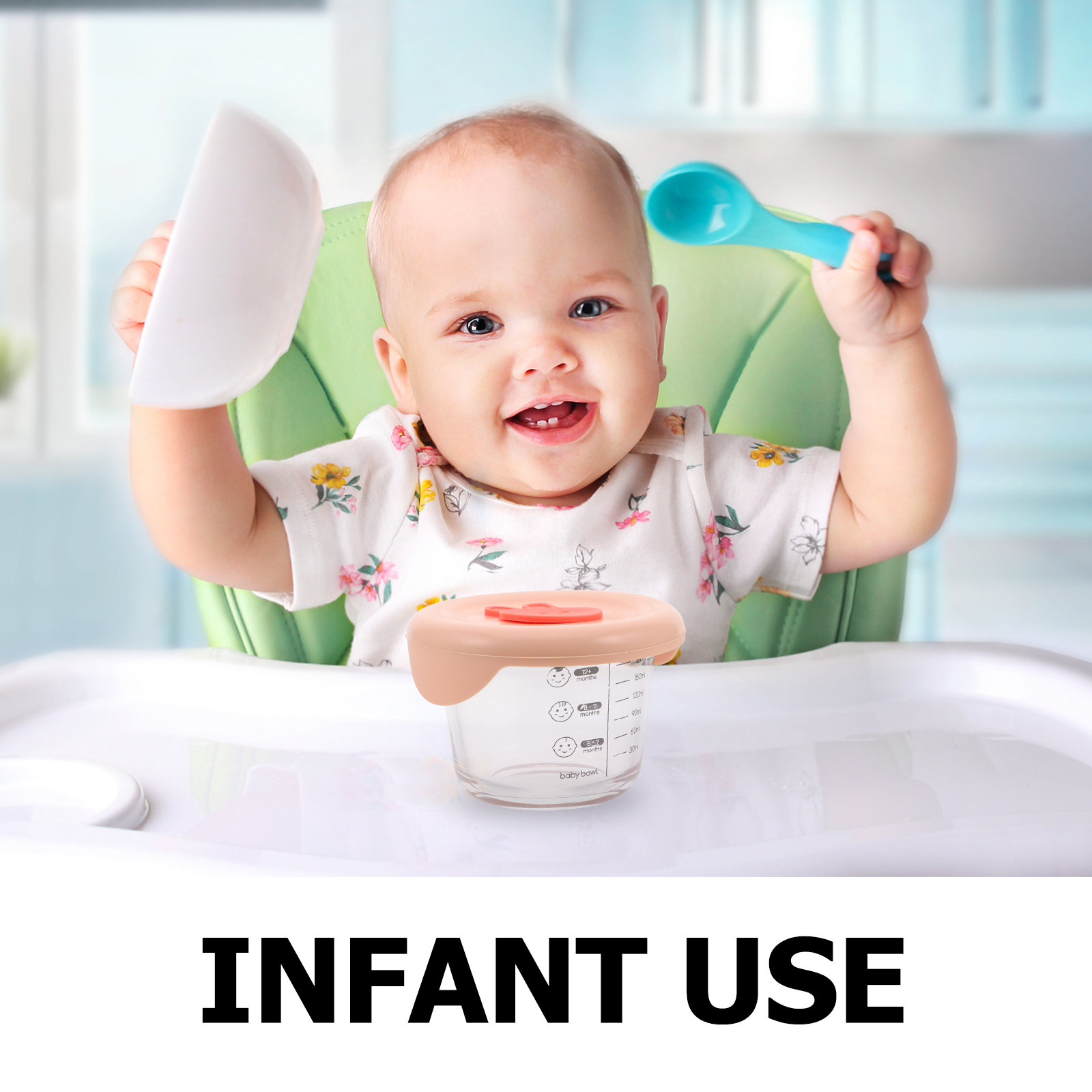 2Pcs Baby Food Storage Contain - Baby Food Glass recension och pris