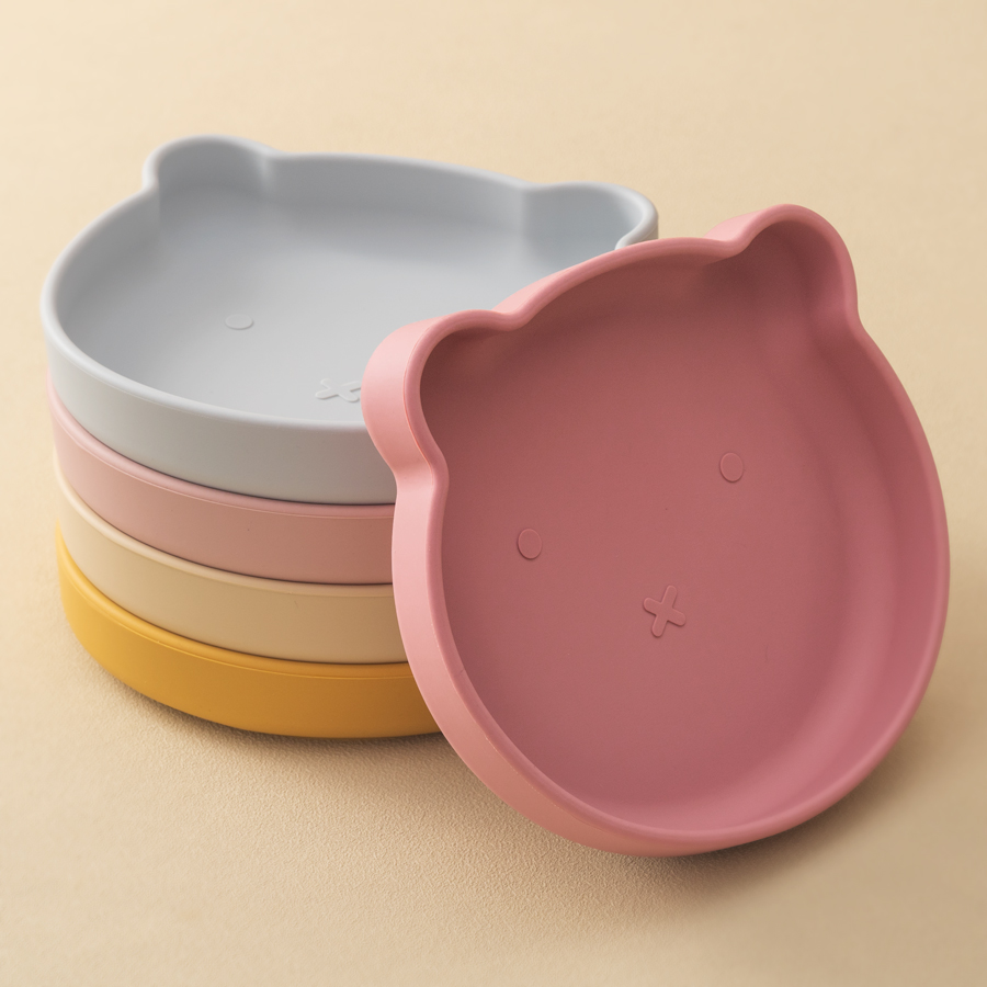 1PC Silicone Baby Dishes Sucti - Silicone Suction Bowl recension och pris