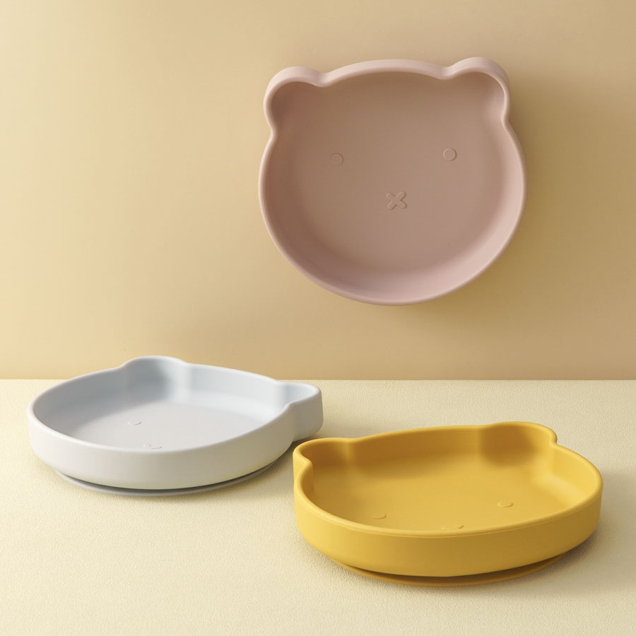 1PC Silicone Baby Dishes Sucti - Silicone Suction Bowl recension och pris