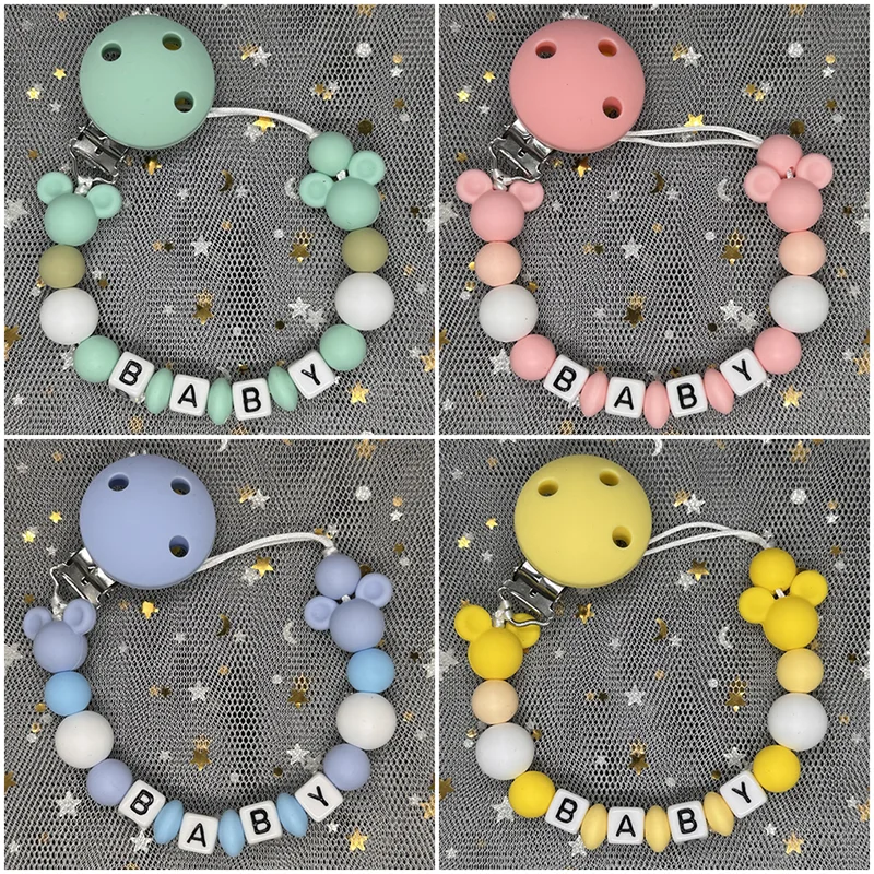 Baby Pacifier Clip Personalise - Baby Food Name recension och pris