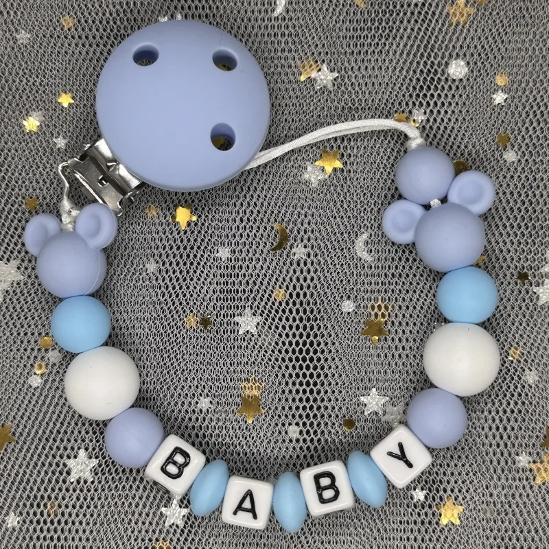 Baby Pacifier Clip Personalise - Baby Food Name recension och pris