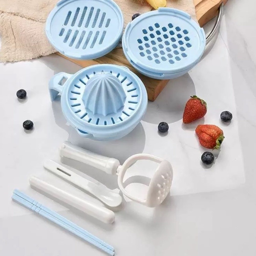 Solid color Baby Food Grinding - Baby Food Grater recension och pris