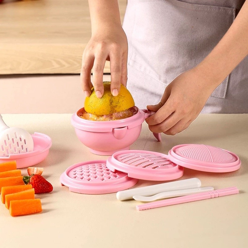 Solid color Baby Food Grinding - Baby Food Grater recension och pris