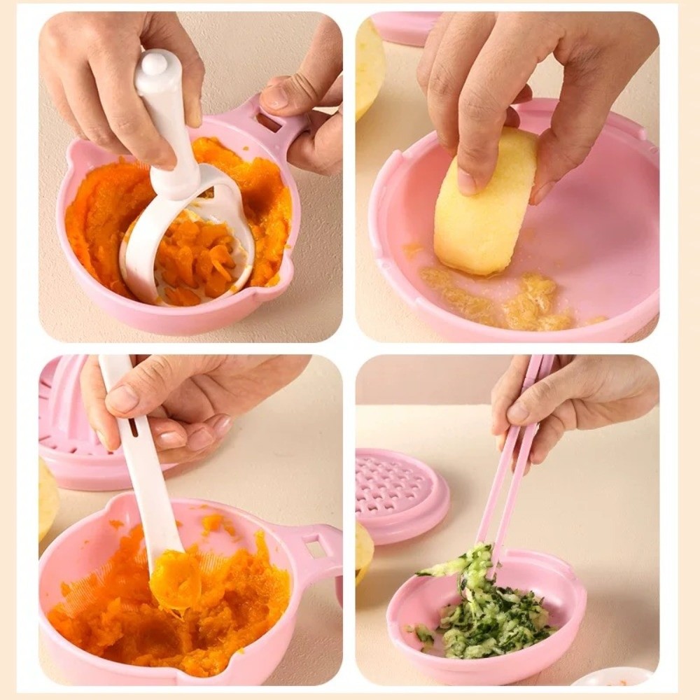 Solid color Baby Food Grinding - Baby Food Grater recension och pris