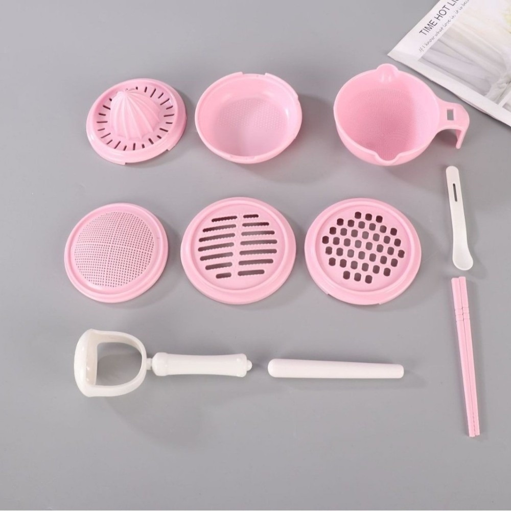 Solid color Baby Food Grinding - Baby Food Grater recension och pris