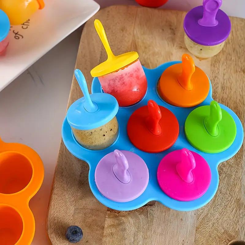 7-compartment silicone popsicl - Baby Food Zubereiter recension och pris