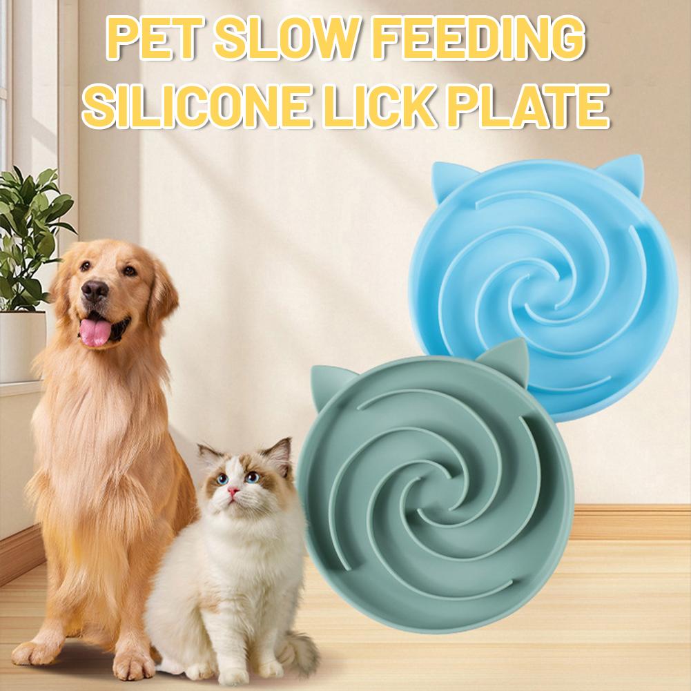 Cute Pet Slow Feeder Bowl Prev - Silicone Suction Bowl recension och pris