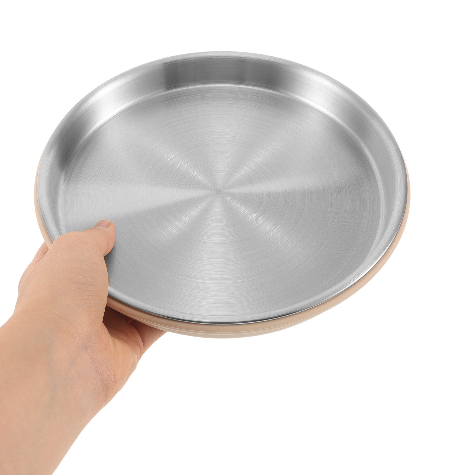 Stainless Steel Baby Feeding P - Plate Suction Toddler recension och pris