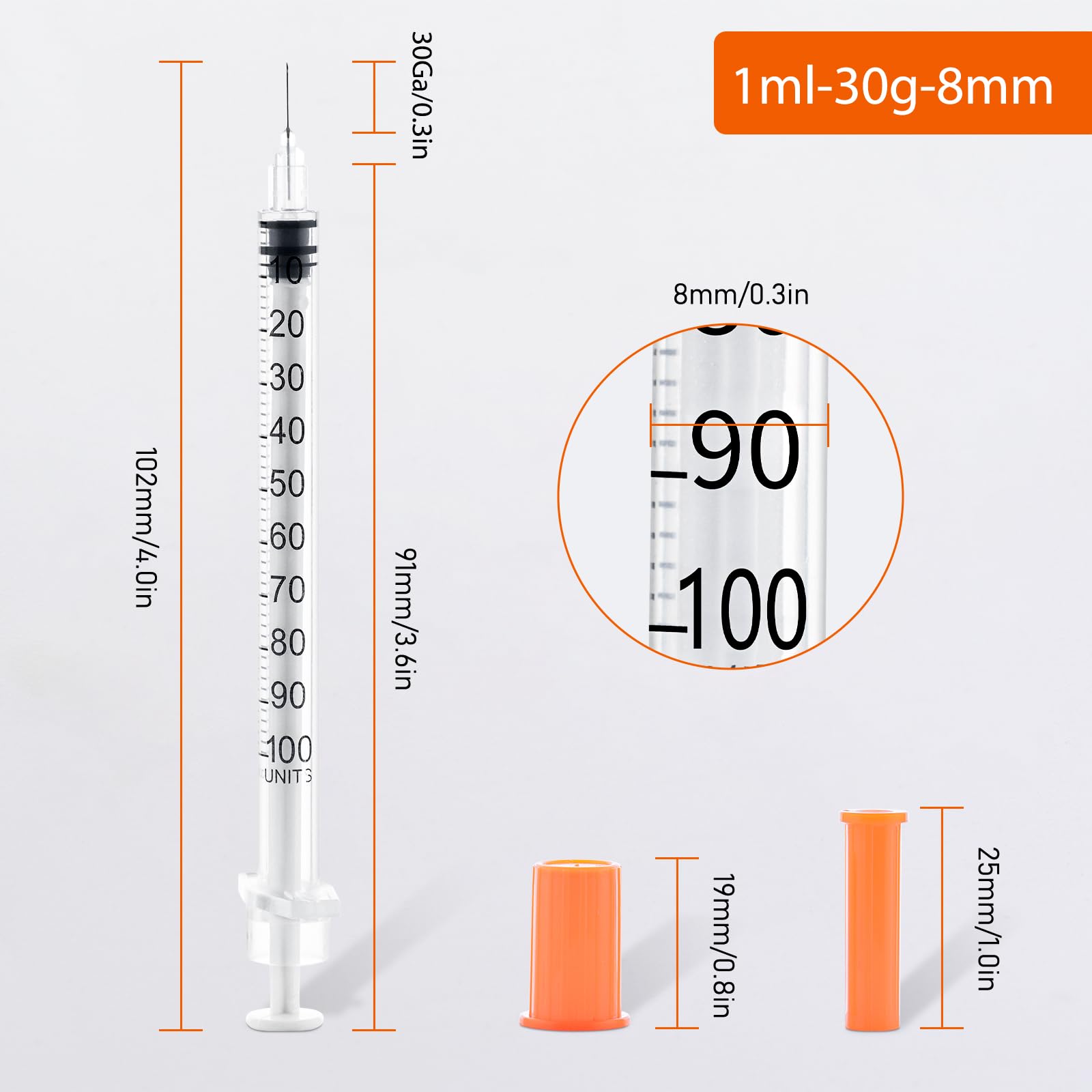30pcs/Pack, 1ml Sterile Insuli - Baby Food Allergy Rash recension och pris