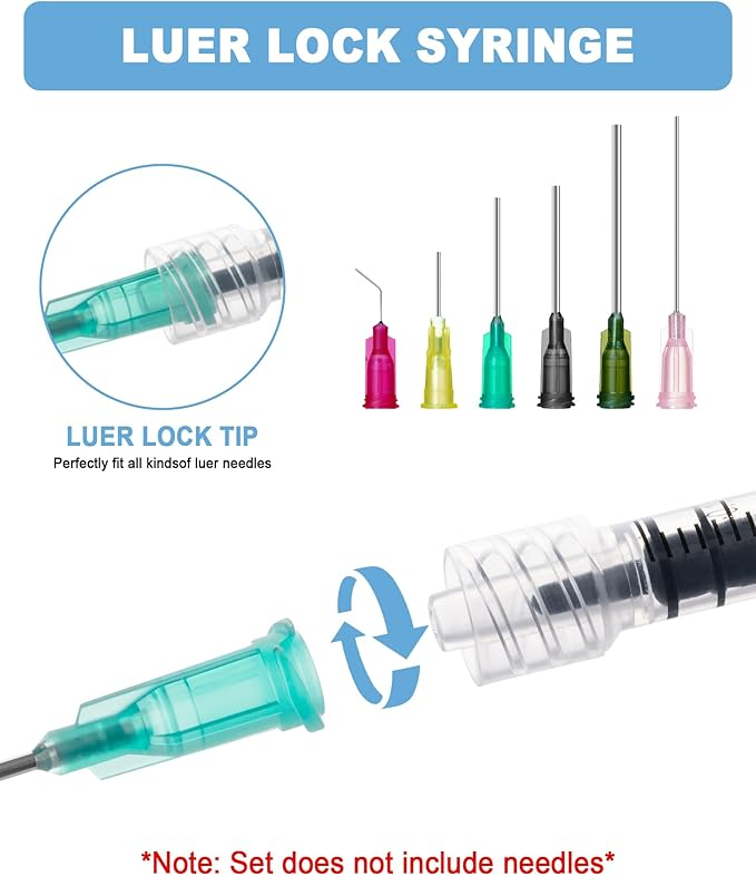 100Pcs 1ml/1cc Luer Lock Syrin - Baby Food Allergy Rash recension och pris