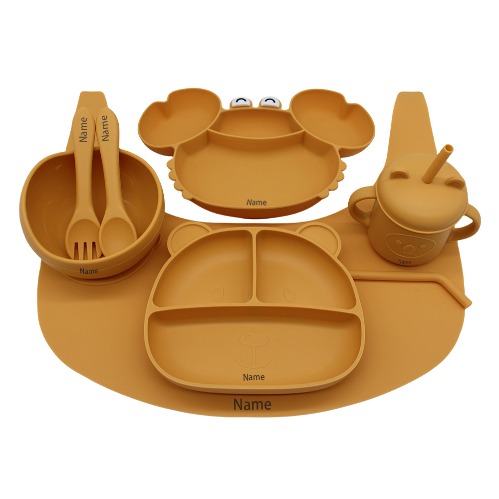 Free Name Printing Children's  - Silicone Suction Bowl recension och pris