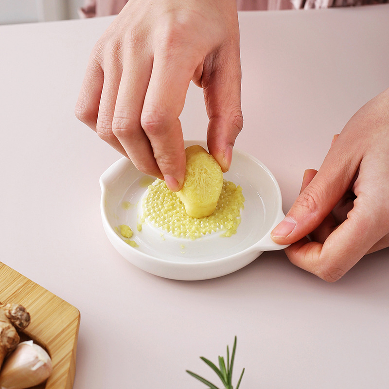 White Simple Style Ceramic Gin - Baby Food Grater recension och pris