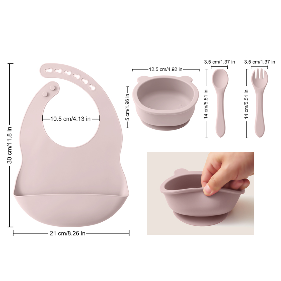 Wholesale Silicone Children Ta - Silicone Suction Bowl recension och pris