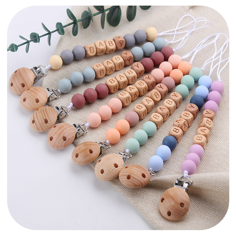 New Baby Pacifier Clips Person - Baby Food Name recension och pris