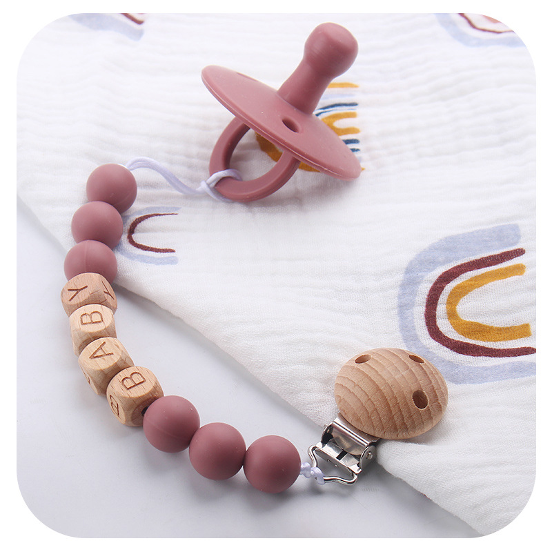 New Baby Pacifier Clips Person - Baby Food Name recension och pris