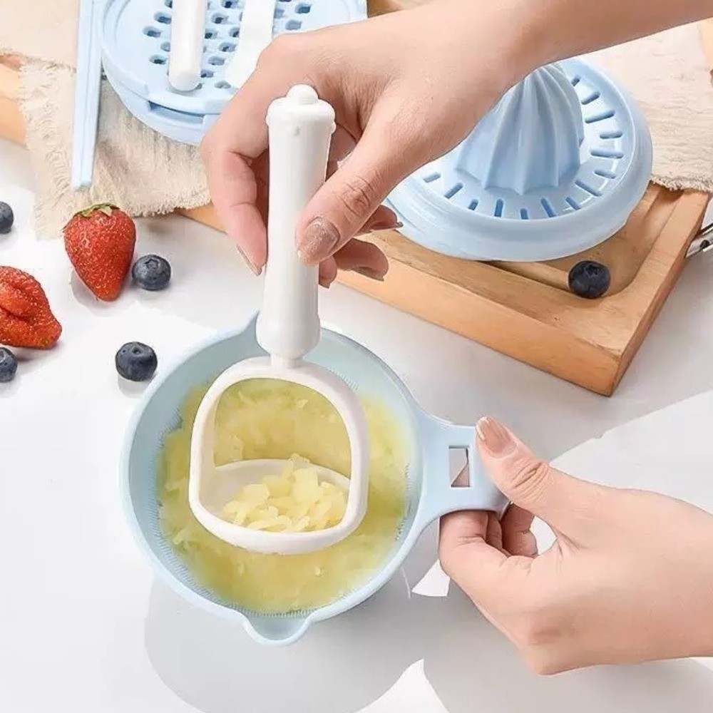 Solid color Baby Food Grinding - Baby Food Grater recension och pris