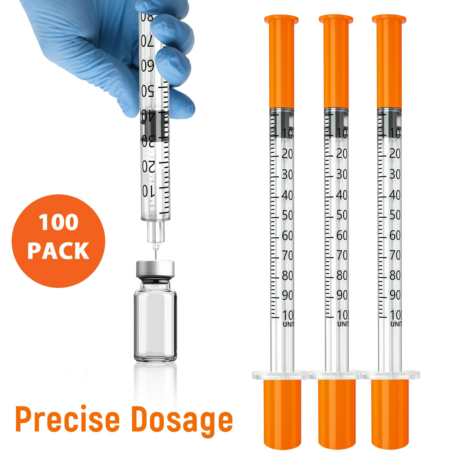 1ml Sterile Insuline Syringe w - Baby Food Allergy Rash recension och pris