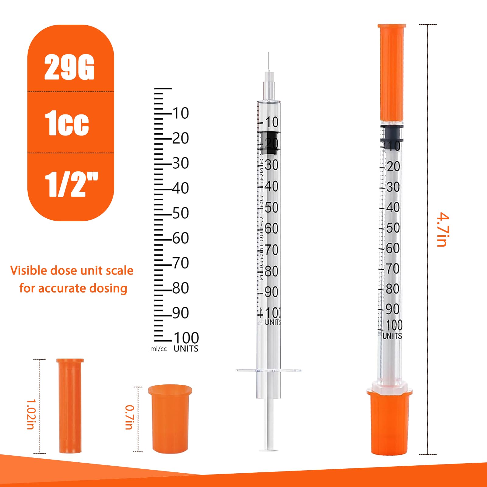 1ml Sterile Insuline Syringe w - Baby Food Allergy Rash recension och pris