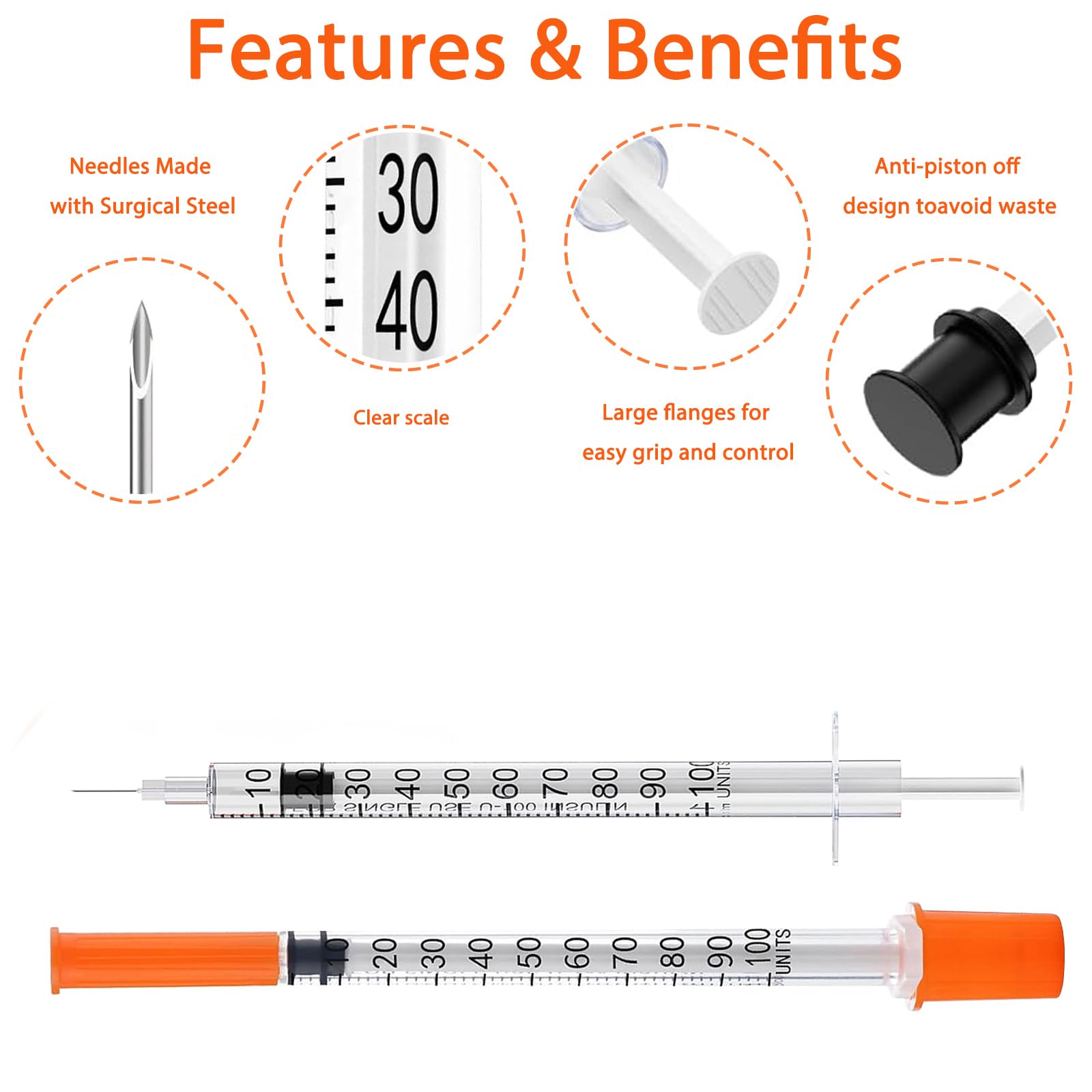 1ml Sterile Insuline Syringe w - Baby Food Allergy Rash recension och pris