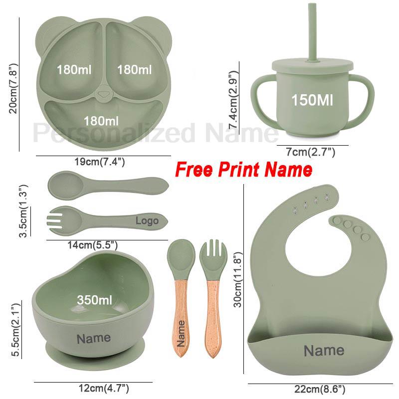 Feeding Set Silicone For Baby  - Silicone Suction Bowl recension och pris