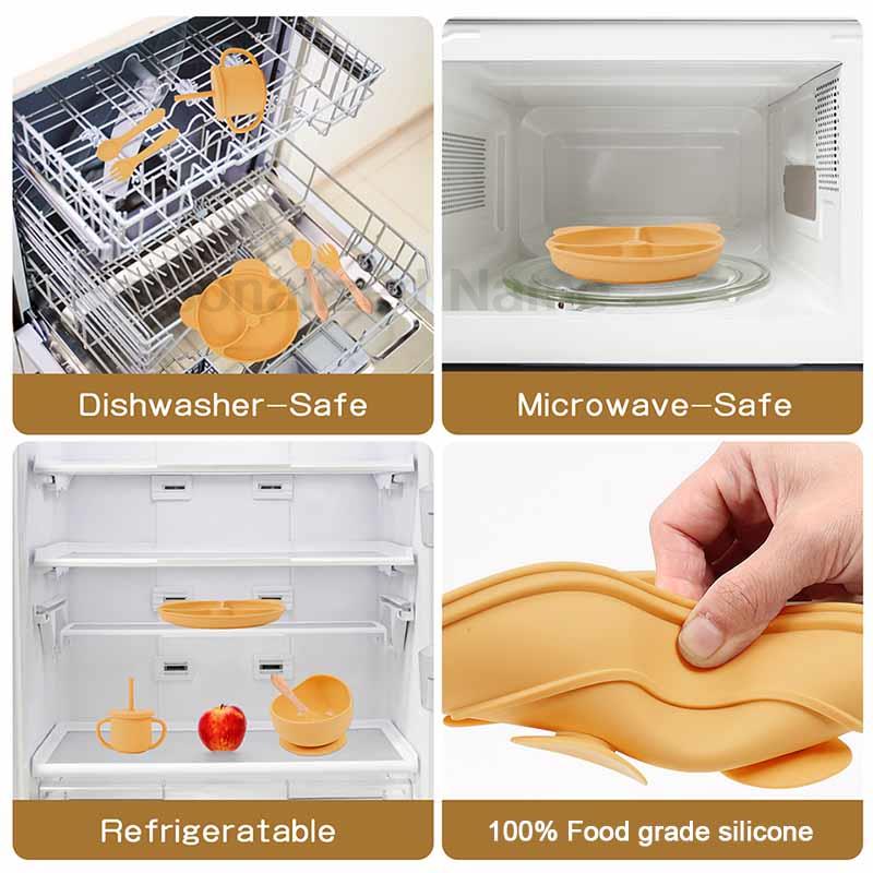 Feeding Set Silicone For Baby  - Silicone Suction Bowl recension och pris